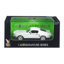 1968 Ford Mustang GT White Signature Series 1/43 Diecast Car by Road Signature