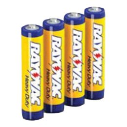 RAYOVAC(R) 3AAA-4F Heavy-Duty Zinc Carbon Batteries (AAA; 4 pk)