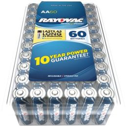 RAYOVAC(R) 815-60PPJ Alkaline Batteries Reclosable Pro Pack (AA, 60 pk)