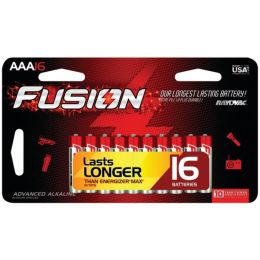 RAYOVAC(R) 824-16LTFUSJ FUSION Long-Lasting Alkaline Batteries (AAA, 16 pk)