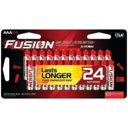 RAYOVAC(R) 824-24LTFUSJ FUSION Long-Lasting Alkaline Batteries (AAA, 24 pk)