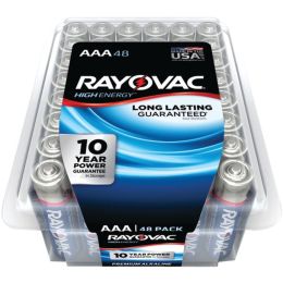 RAYOVAC(R) 824-48PPTJ Alkaline Batteries in Reclosable Pro Pack (AAA, 48 pk)