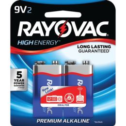 RAYOVAC(R) A1604-2J 9-Volt Alkaline Batteries, 2 pk