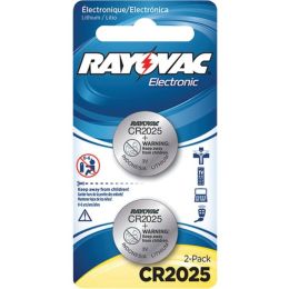 RAYOVAC(R) KECR2025-2A 3-Volt Lithium Keyless Entry Battery (2 pk; CR2025 Size)