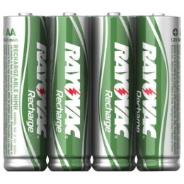 RAYOVAC(R) LD715-4OPB Ready-to-Use NiMH Rechargeable Batteries (AA; 1,350mAh; 4 pk)