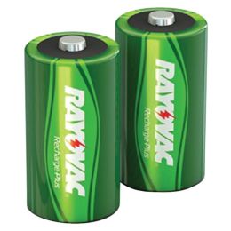 RAYOVAC(R) PL714-2 GENB Ready-to-Use NiMH Rechargeable Batteries (C; 2 pk; 3,000mAh)