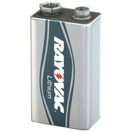 RAYOVAC(R) R9VL-1 9-Volt Lithium Carded Battery