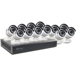 Swann SWDVK-1645912-US 16-Channel 4595 Series 1080p DVR with 2TB HD & 12 Bullet Cameras