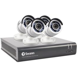 Swann SWDVK-845754-US 8-Channel 4575 Series 1080p DVR with 1TB HD & 4 Bullet Cameras