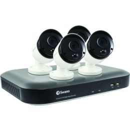 Swann SWDVK-847804-US 8-Channel 4780 Series 3.0-Megapixel DVR with 2TB Hard Drive (4 PIR Cameras)