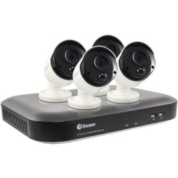 Swann SWDVK-849804-US 8-Channel 4980 Series 5.0-Megapixel DVR with 2TB HD & 4 PIR Bullet Cameras