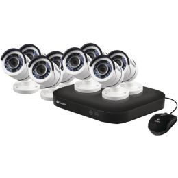 Swann SWDVK-8HD5MP8-US 8-Channel HD5MP Series 5.0-Megapixel DVR with 2TB HD & 8 Bullet Cameras