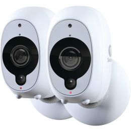 Swann SWWHD-INTCAMPK2-US 1080p Full HD Battery-Powered Wire-Free Camera (2 pk)