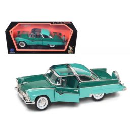 1955 Ford Fairlane Crown Victoria Green 1/18 Diecast Car by Road Signature
