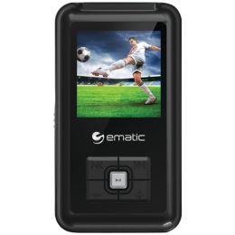 Ematic(R) EM208VIDBL 8GB 1.5 MP3 Video Player