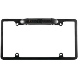 XOVision(R) LP137B License Plate Frame Backup Camera with 170deg Wide-Angle View (Black)