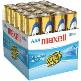 Maxell Alkaline Batteries (aaa; 20 Pk; Brick) MXLAAA20BRK