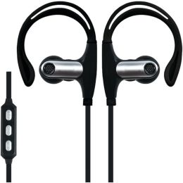 Supersonic(R) IQ-131BT-BLACK Sweatproof Bluetooth(R) Sport Earbuds with Microphone (Black)