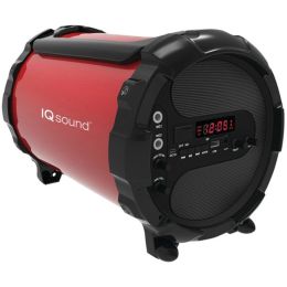 Supersonic(R) IQ-1428BT- RED Bluetooth(R) Active HiFi 2.1-Channel Outdoor Portable Speaker (Red)