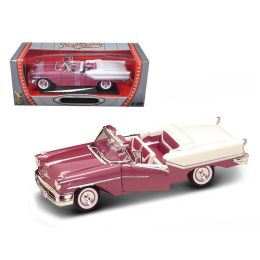 1957 Oldsmobile Super 88 Purple 1/18 Diecast Model Car by Road Signature