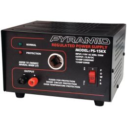 Pyramid 10-amp 13.8-volt Power Supply With Car-charger Adapter PYRPS15KX