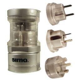 Sima(R) SIP-3 International Compact Travel Power Plug Set