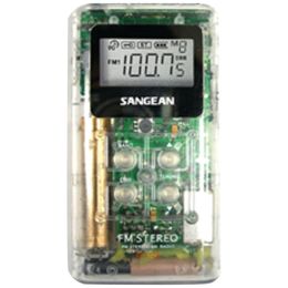 Sangean Pocket Am And Fm Digital Radios (clear) SNGDT120C