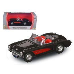 1957 Chevrolet Corvette Black 1/43 Diecast Model Car by Road Signature