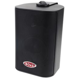 Boss Audio MR4.3B 4 3-Way Marine Enclosed System Box Speakers - 200W - Black