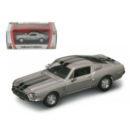 1968 Shelby GT 500 KR Silver 1/43 Diecast Car by Road Signature