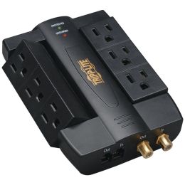Tripp Lite 6-outlet Swivel Surge Protector (coaxial & Telephone Protection) TRPHTSWIVEL6
