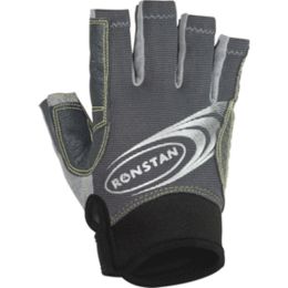 Ronstan Sticky Race Gloves w/Cut Fingers - Grey - Large