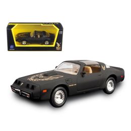 1979 Pontiac Firebird Trans Am Matt Black 1/43 Diecast Model Car by Road Signature