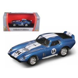 1965 Shelby Cobra Daytona #54 Blue 1/43 Diecast Model Car by Road Signature