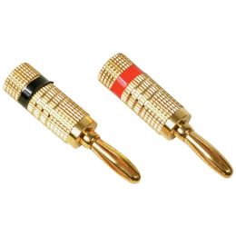 Rca Deluxe Banana Plugs, 2 Pk RCAAH10R