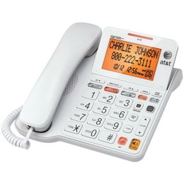 Att Corded Phone With Answering System & Large Tilt Display ATTCL4940