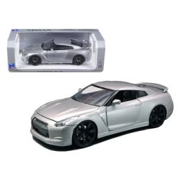 2009 Nissan GT-R R35 Silver 1/24 Diecast Model Car by New Ray