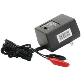 UPG(TM) D1724 Sealed Lead Acid Battery Charger (6V/12V Switchable Single-Stage with Alligator Clips)