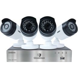 Uniden(R) G6440D1 Guardian 1080p DVR with Outdoor Bullet Cameras (4-Channel, 4 Cameras)