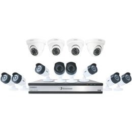 Guardian G71684D3 16-Channel 1080p 3TB Surveillance System with 12 Cameras
