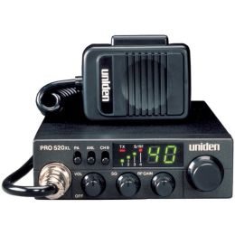 Uniden(R) PRO520XL 40-Channel 4-Watt Compact CB Radio