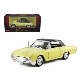 1962 Ford Thunderbird Yellow 1/32 Diecast Car Model by Arko Products