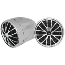 Pyle Pro 400-watt Mounted Motorcycle And Atv And Snowmobile Dual-handlebar Powered Weatherproof 2.25" Speakers PYLPLMCS32