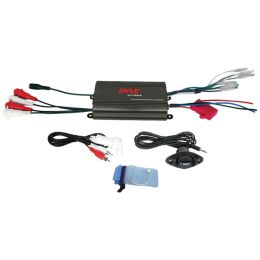 Pyle Hydra Series 4-channel 800-watt Waterproof Micro Marine Class Ab Amp PYLPLMRMP3B