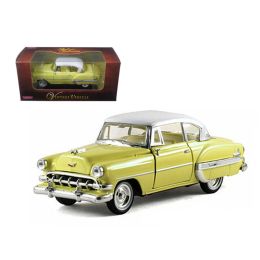 1954 Chevrolet Bel Air Yellow 1/32 Diecast Car Model by Arko Products