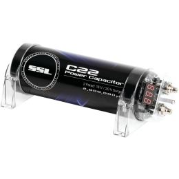 Soundstorm 2-farad Capacitor With Digital Display (black Finish) SSLC22