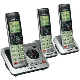 VTech(R) VTCS6629-3 DECT 6.0 Expandable Speakerphone with Caller ID (3-Handset System)