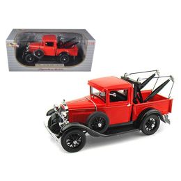 1931 Ford Model A Tow Truck Red 1/18 Diecast Model Car by Signature Models