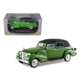 1938 Cadillac Series 90 V16 Fleetwood Green 1/32 Diecast Model Car by Signature Models