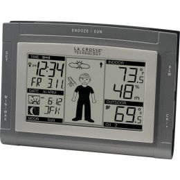 La Crosse Technology Wireless Weather Station With Sun And Moon & Advanced Forecast Icons LCR9611UITCBP